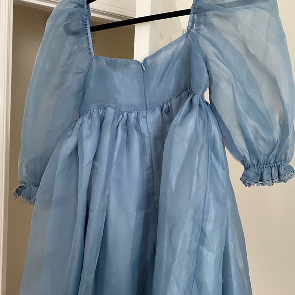 Blue babydoll dress - never worn / new with tags - Picture 2 of 3